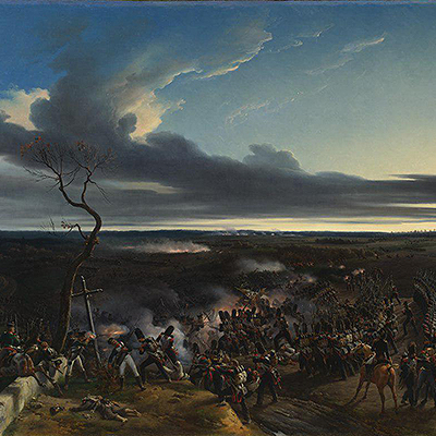 تابلوی نقاشی نبرد مونت مایریل اثر Horace Vernet