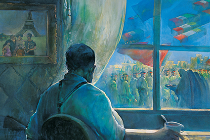 تابلوی غریبه