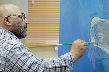 انسانهایی که فطرت پاک دارند جذب تفکر و هنر اسلامی میشوند