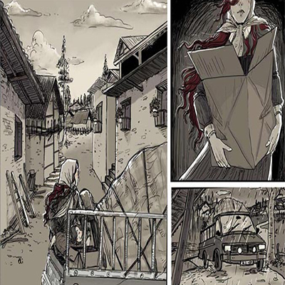 ساکن طبقه کمیک استریپ - آثار الهام رحیمی