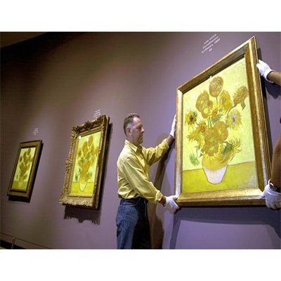 پژمردگی گلهای آفتابگردان نقاشی «ون گوگ» در طول زمان