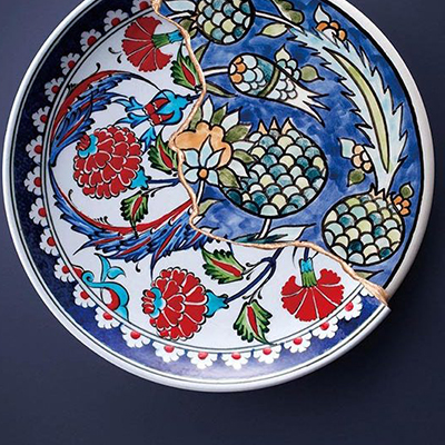 هنر اجزای شکسته در ژاپن