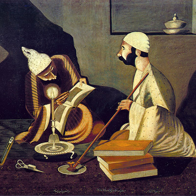 کیفیت لطیف و درخشان رنگ ها در آثار محمودخان ملکالشعرا