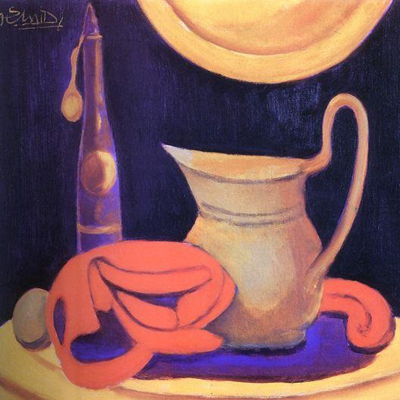 ترکیب طبیعتگرایی و اسلوبِ نقاشی مدرن در نقاشی های جواد حمیدی