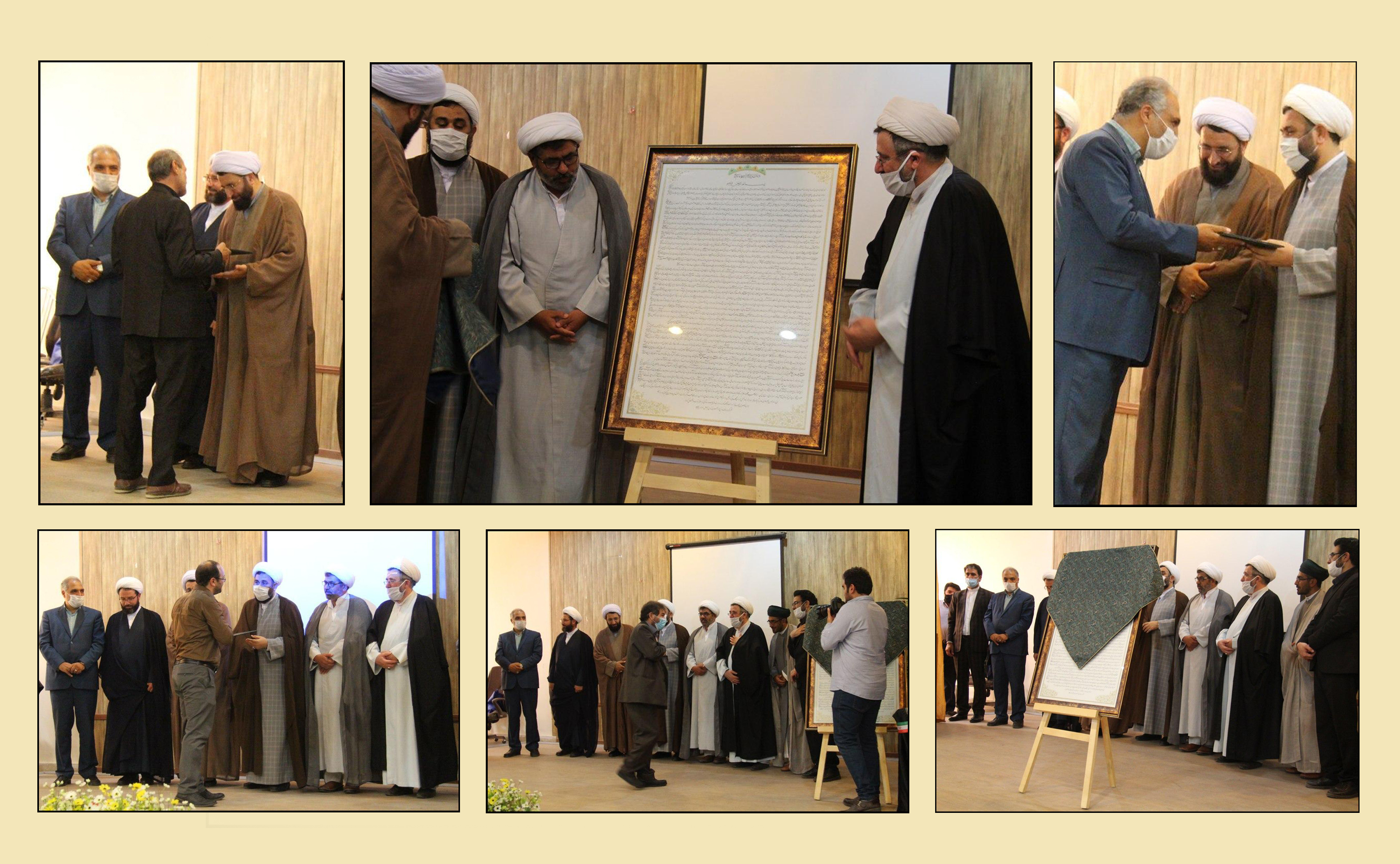 رونمایی خوشنویسی وصیتنامه سردار قاسم سلیمانی در اردبیل