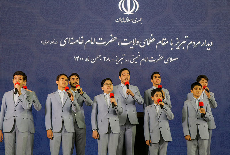 تقدیر مقام معظم رهبری از اجرای سرود حوزه هنری آذربایجان شرقی